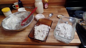 Shaping the loaves