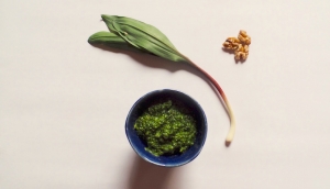 Wild leek pesto