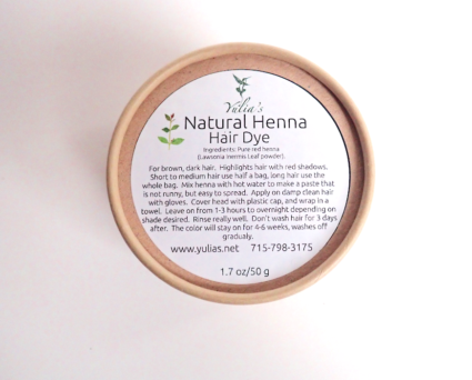 Natural Henna Hair Dye