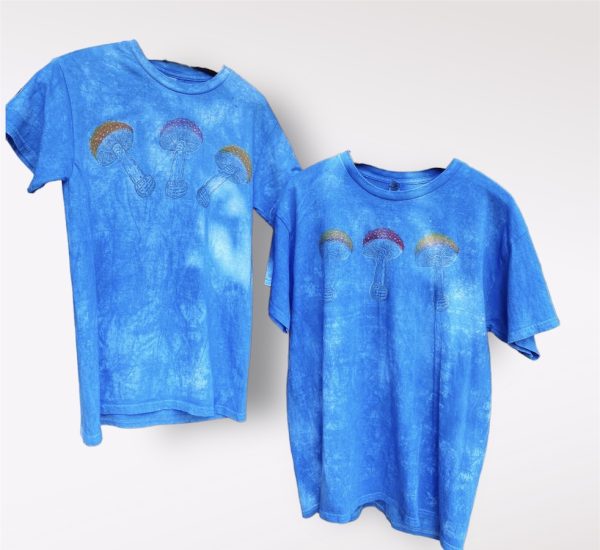 Indigo Block Print T-shirt